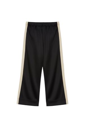 pantalone in tessuto nero PALM ANGELS KIDS | PGCJ006S26FAB001110